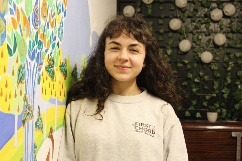 Ines Alban Zapata Pérez, piano tutor at First Chord Music School in Glasgow